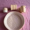 Set of tray, milk jug, sugar pot and coffee or tea cup - Afbeelding 3